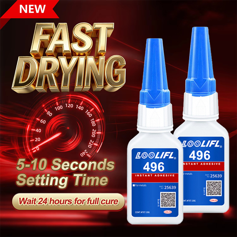 Art Craft Material - Loolifl496 Strong Adhesive Quick-Drying Glue, Fast-Curing