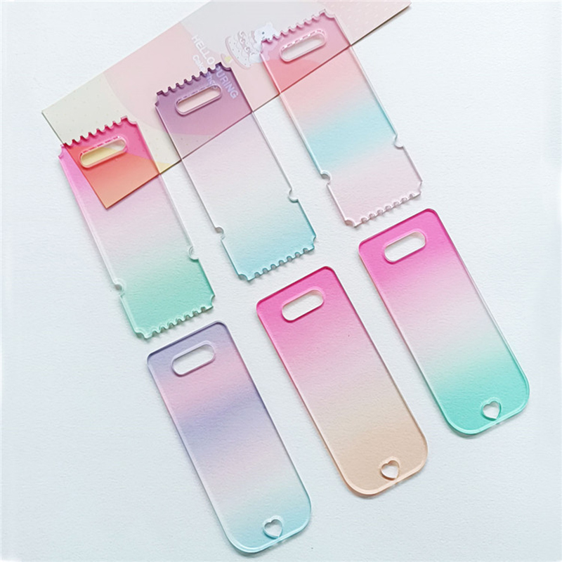 Art Craft New Year - Colorful Gradient Acrylic Ornament Bookmark Blank
