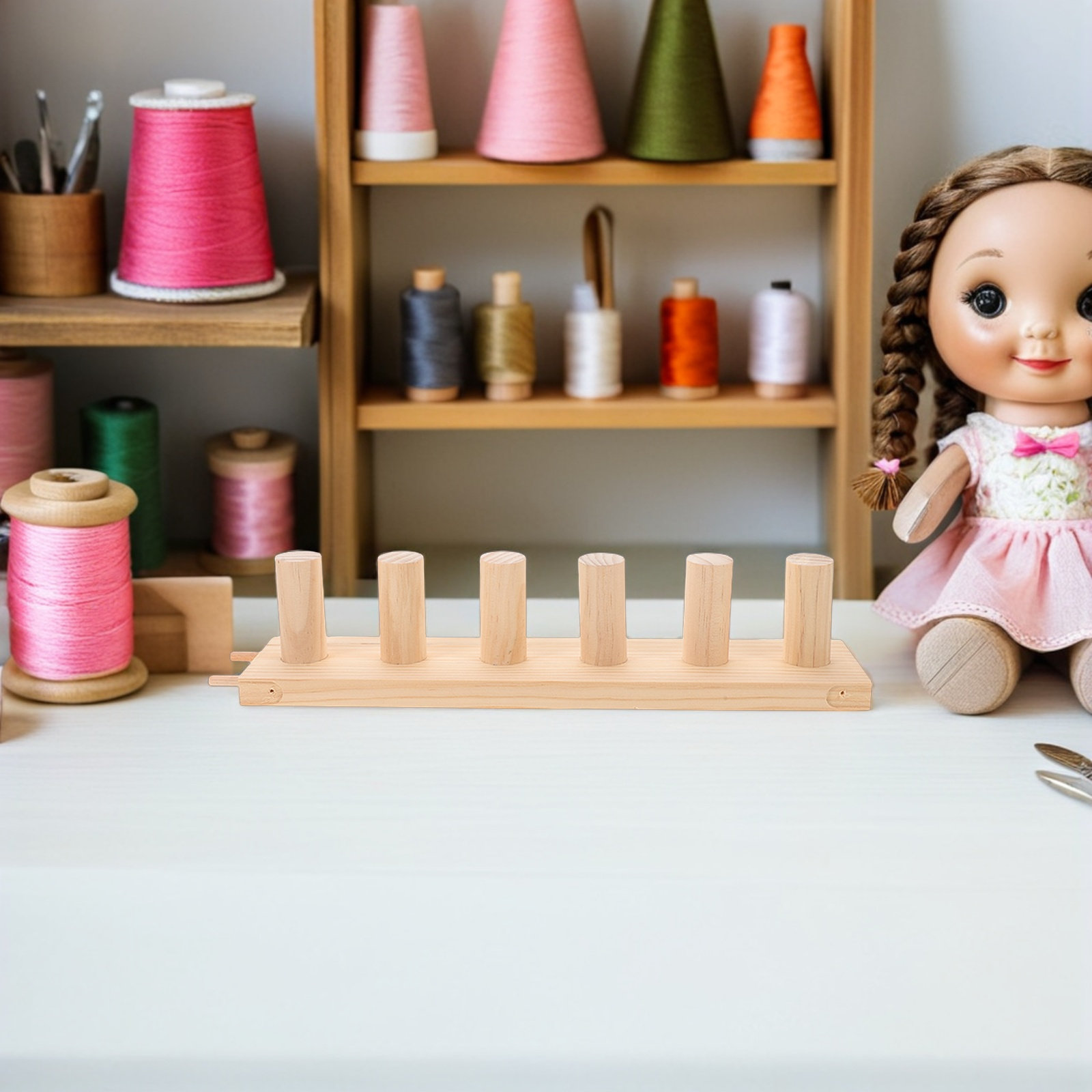 Loom Weaving Frame - 3-in-1 Wooden Knitting Loom Set Modular