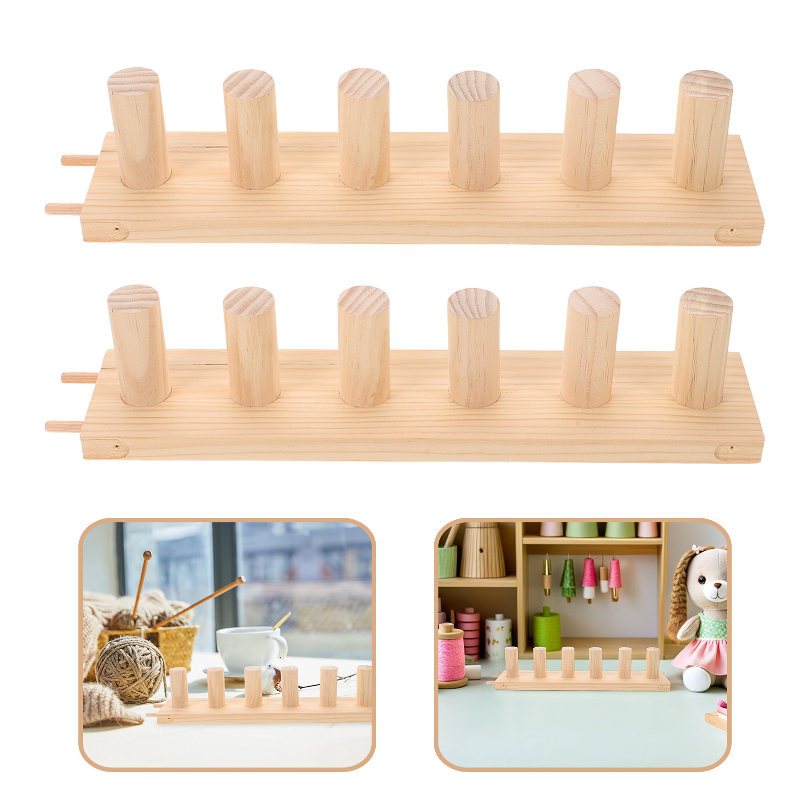 Loom Weaving Frame - Wooden Knitting Loom Multi Piece Wood