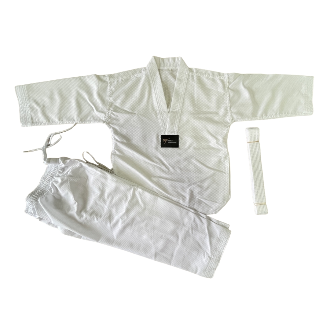 Art Craft Toddler - White Collar Taekwondo Uniform for Kids