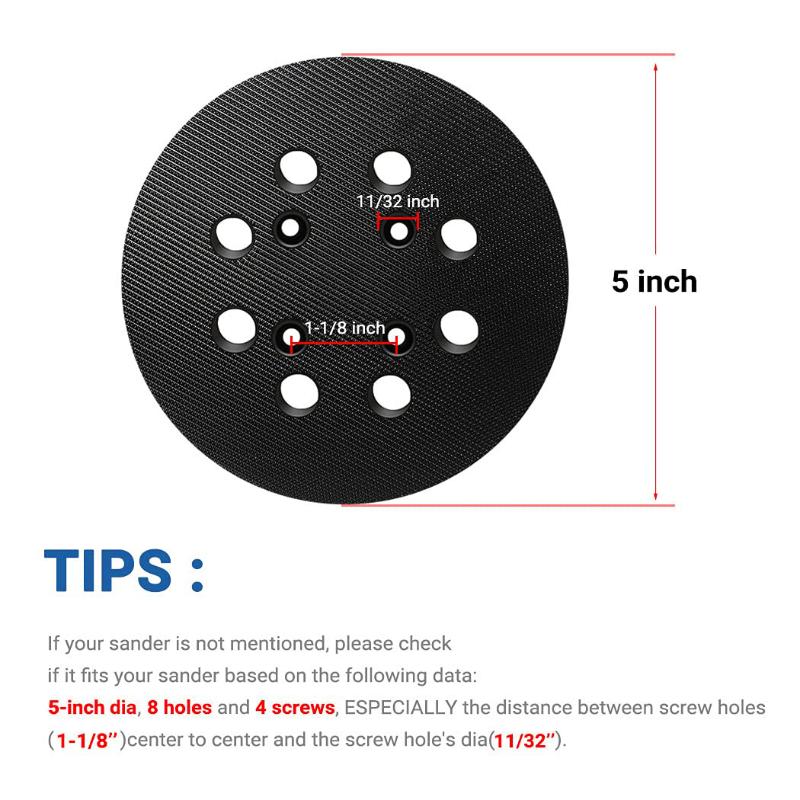 Art Craft Store - 1Pcs Replacement Sanding Pad 5 Inch