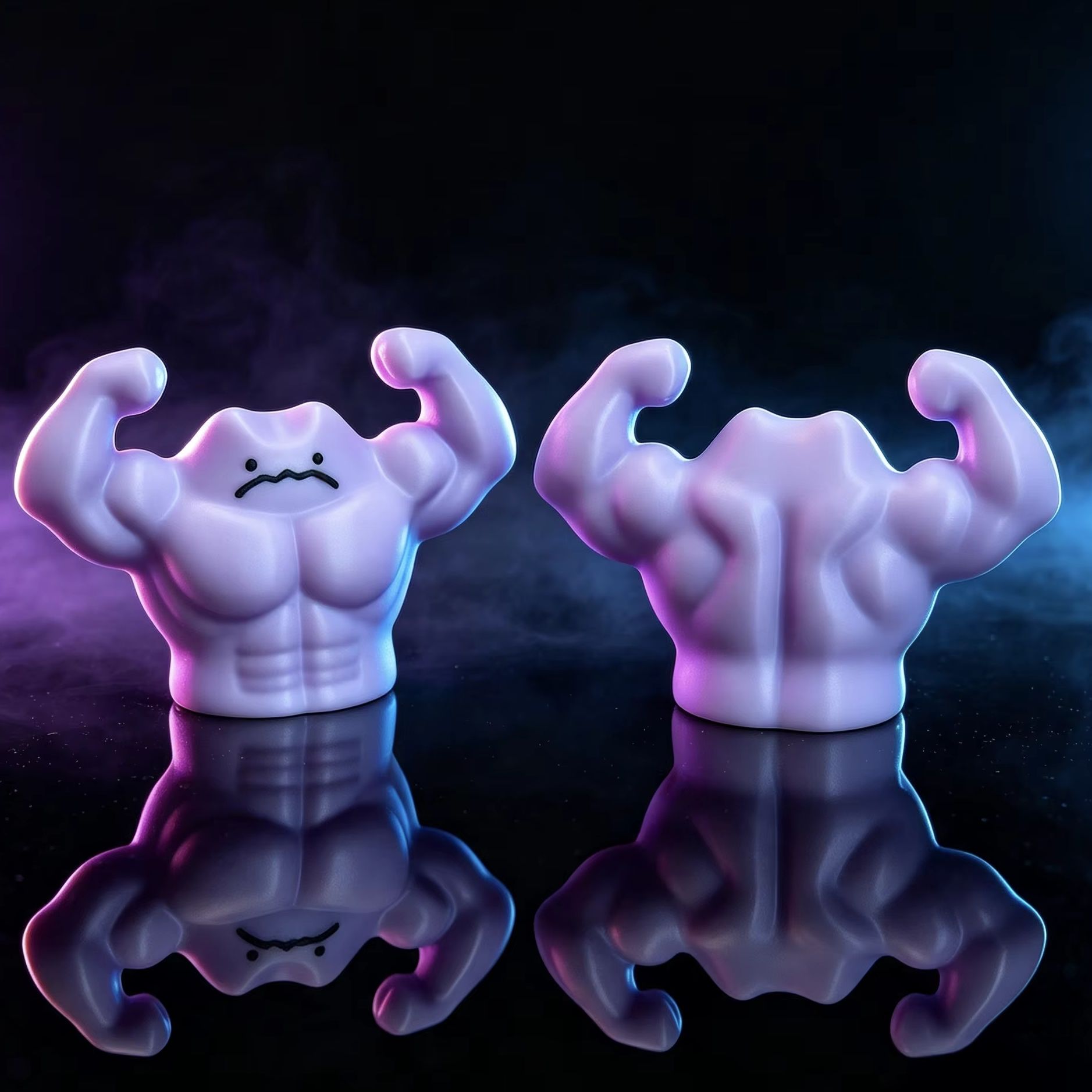 Art Craft Material - Pokémon Novelty Stress Relief Sculpture Muscular