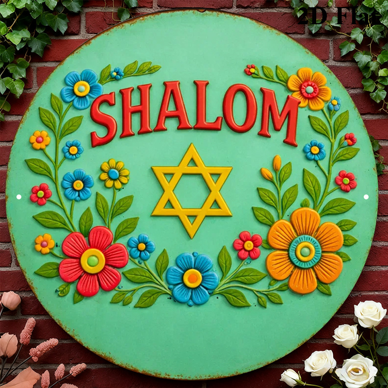 Art & Craft Paper Ideas - CIFBUY Shalom Star of David Aluminum