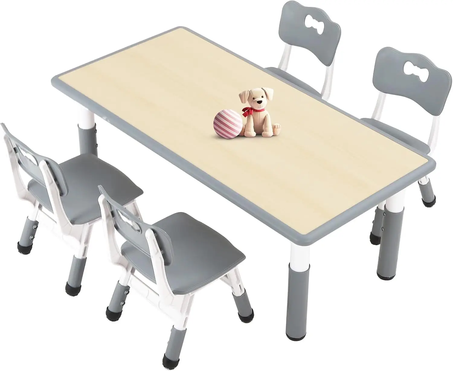 Art Craft For Toddlers - Kids Table and 4 Chairs Set