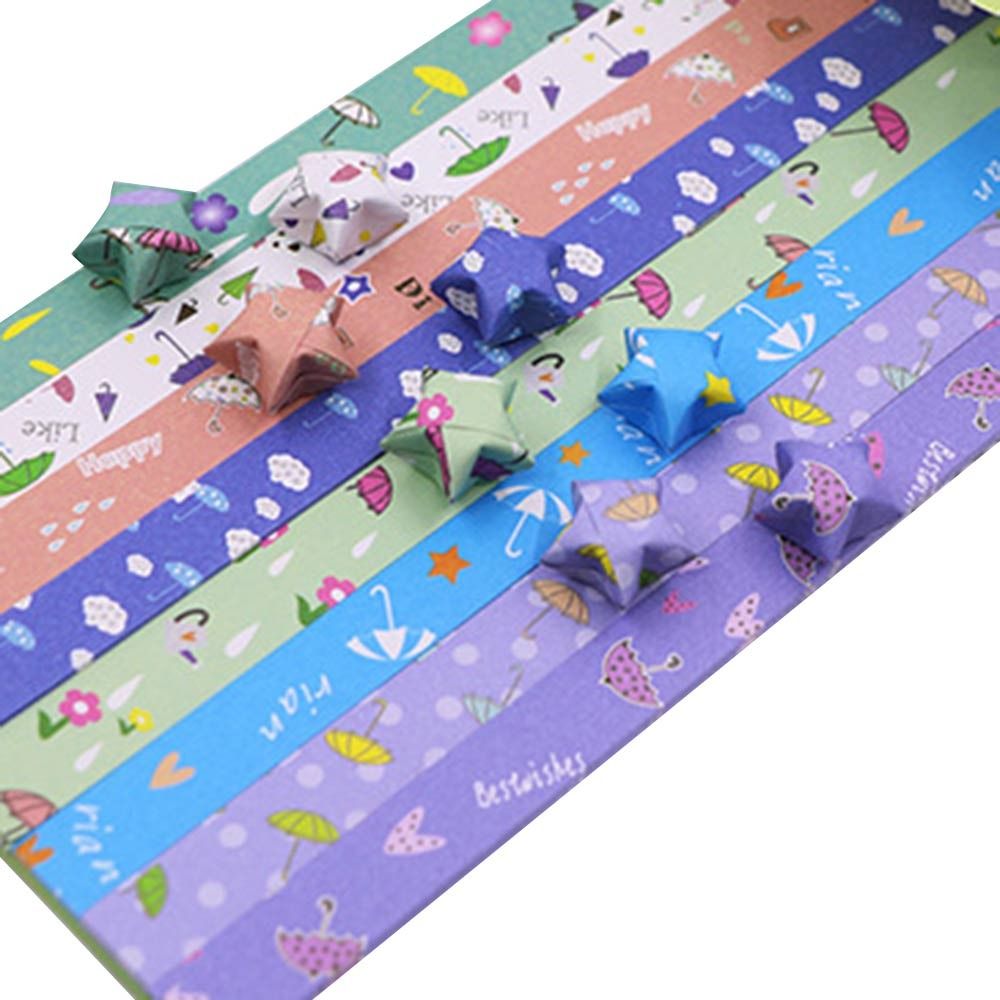 Art Craft Show - DIY Colorful Star Origami Paper Cartoon