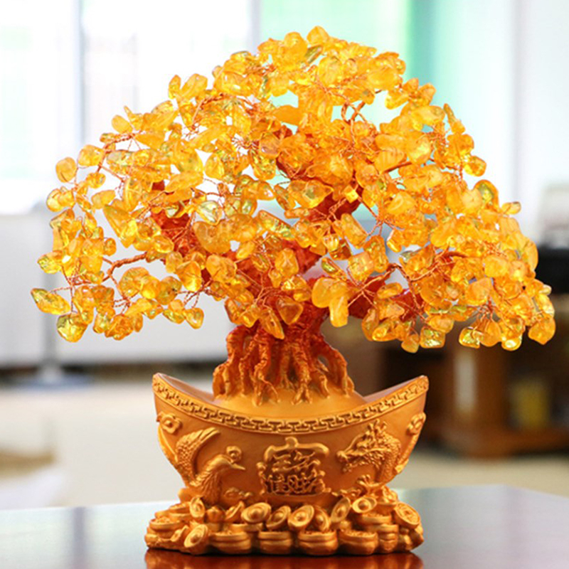Lucky Money Tree Chinese Gold  - đánh giá và giá Art Craft New Year