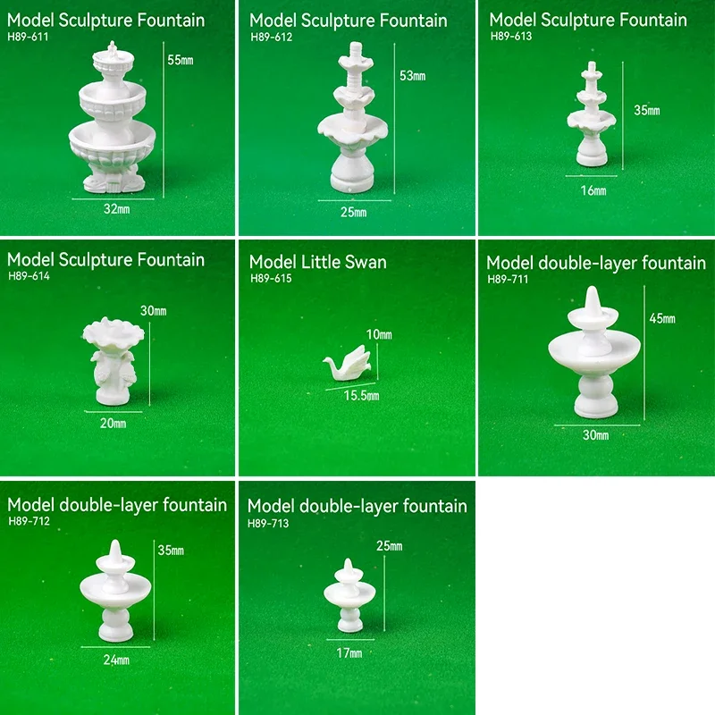 2Pcs Model Statue HO 1:87 Scul - đánh giá và giá Art Craft For Toddlers