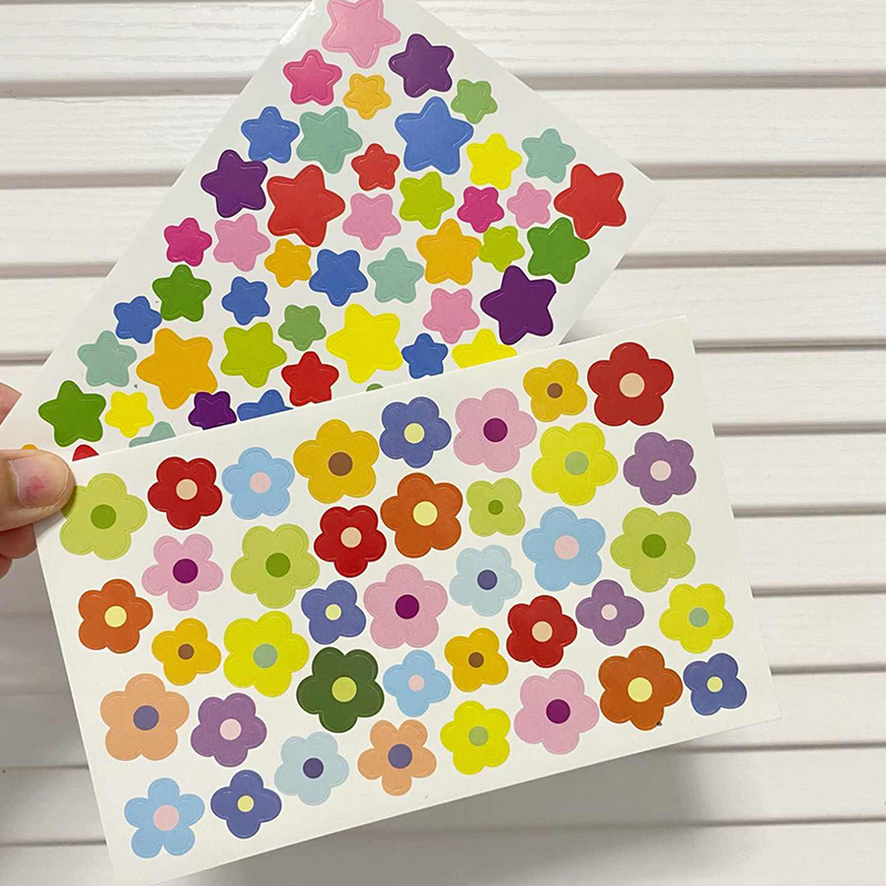 10PCS Colorful Star Flower Hea - đánh giá và giá Art Craft 3 Year Old