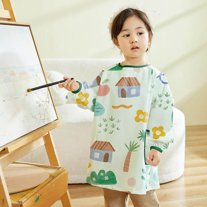 Children Waterproof Art Cover  - đánh giá và giá Art Craft For Preschoolers