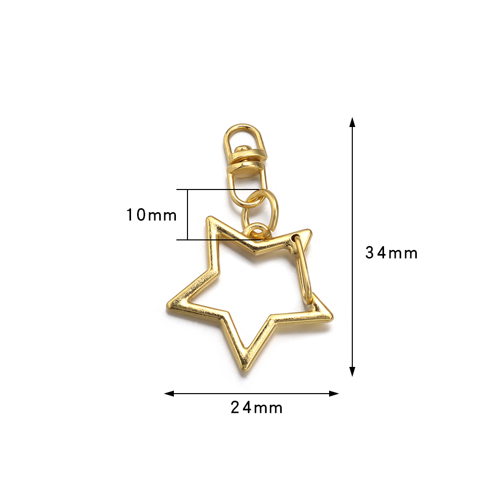 10Pcs Alloy Star Shaped Snap K - đánh giá và giá Art Craft Store