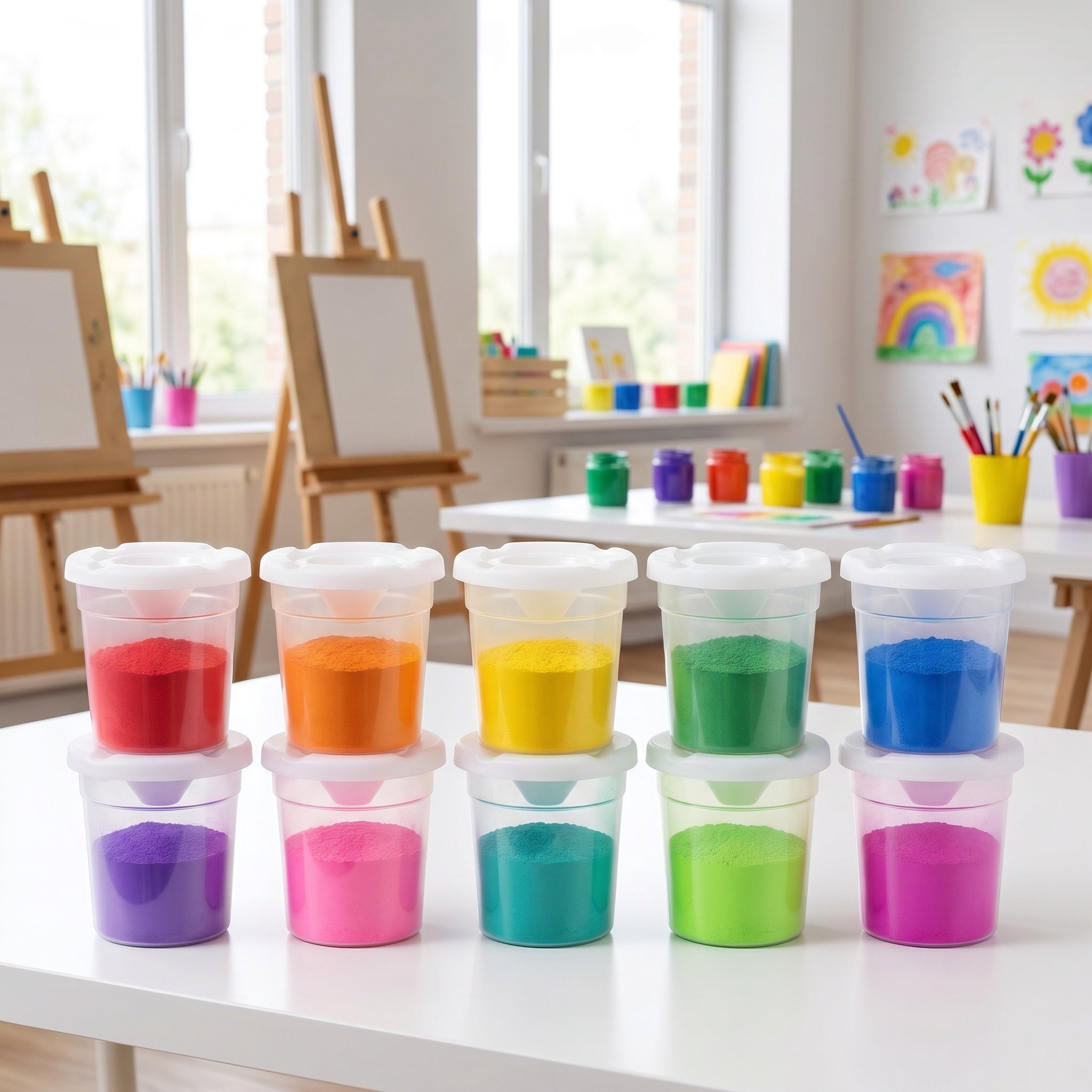 10Pcs Children Paint Cups Reus - đánh giá và giá Art Craft For Preschoolers