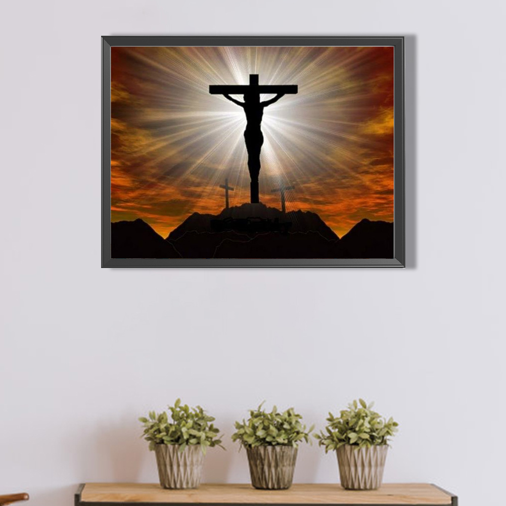 Cross Jesus Full DIY 5D Round  - đánh giá và giá Art Craft Ideas For Adults