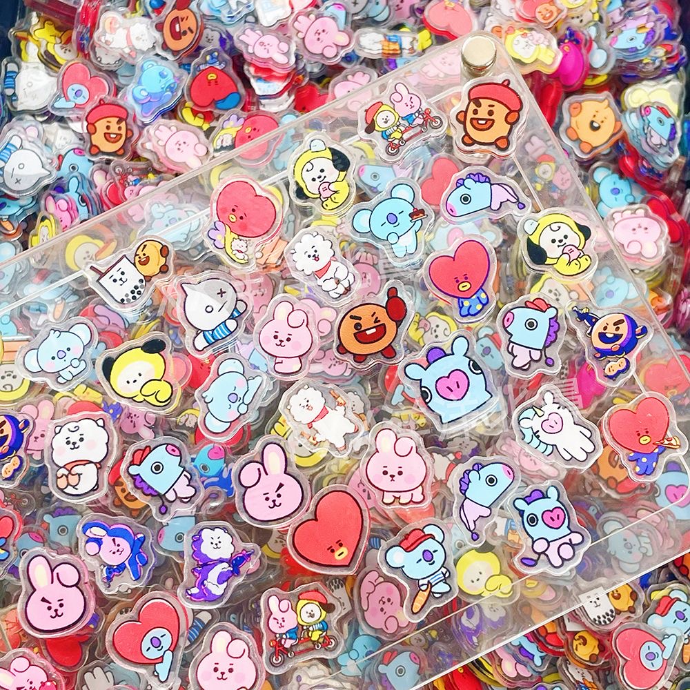 BT21 acrylic sheet DIY phone c - đánh giá và giá Art Craft Material