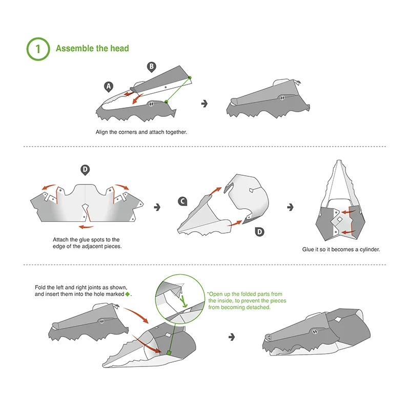 Crocodile Folding Origami Art  - đánh giá và giá Art Craft Center