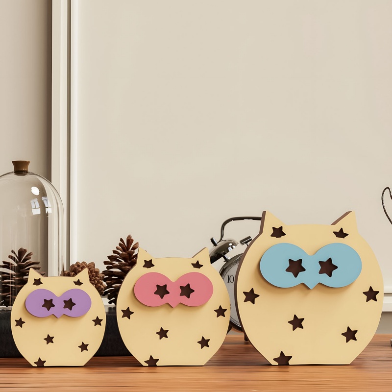 Owl Desktop Ornament Silicone  - đánh giá và giá Art Craft Show