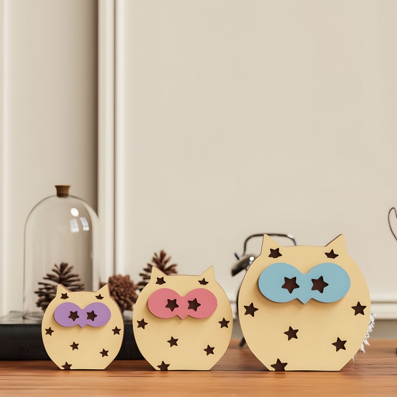 Owl Desktop Ornament Silicone  - đánh giá và giá Art Craft Show