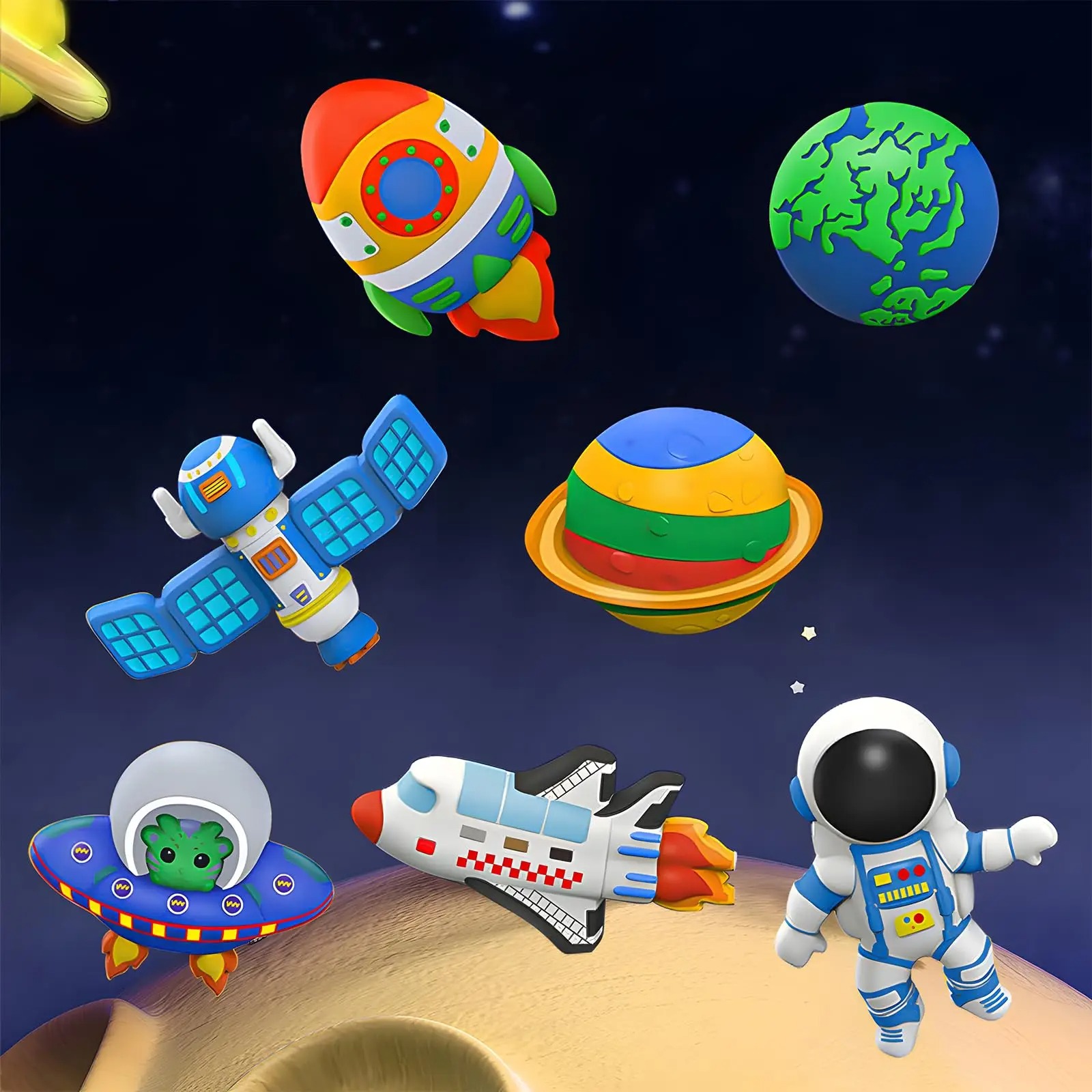 Space DIY Gypsum Kit for Kids  - đánh giá và giá Art Craft For Toddlers