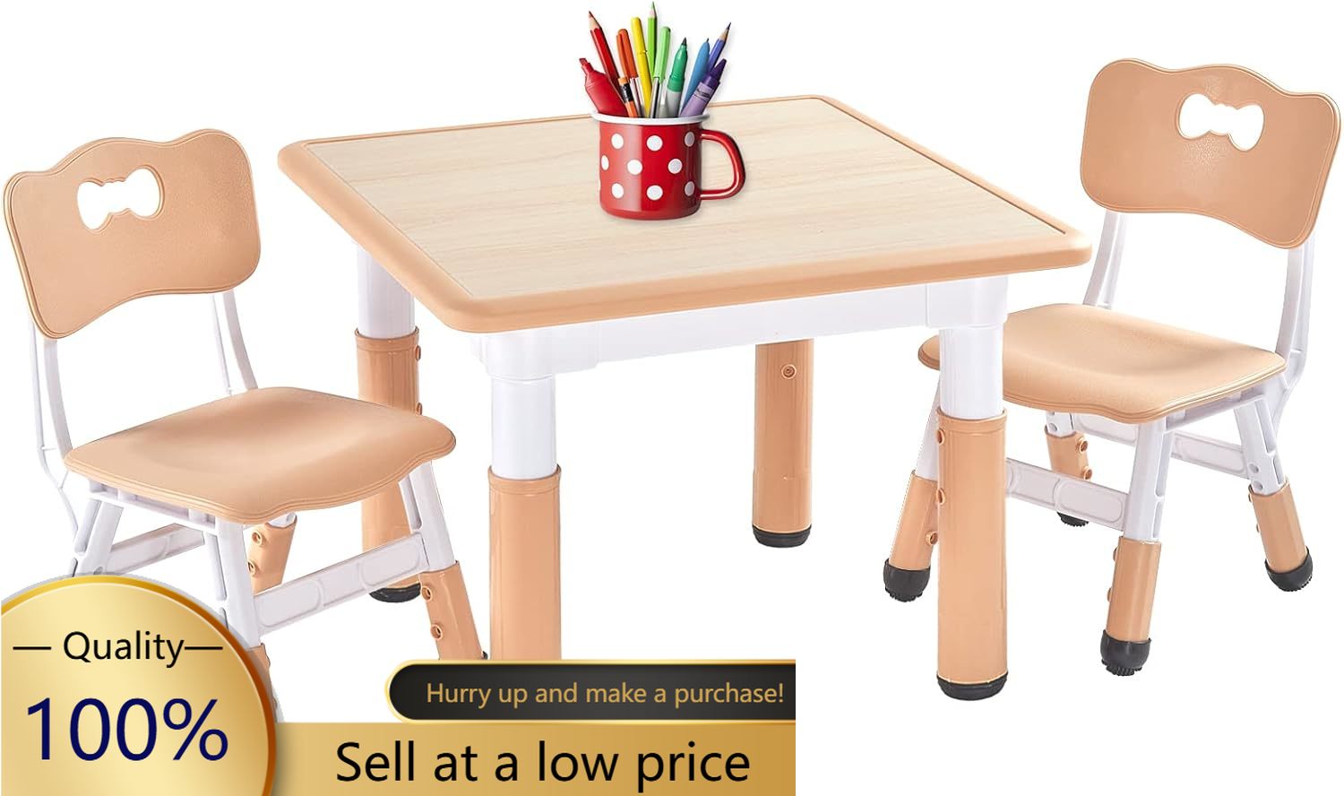 Kids Table and 2 Chairs Set, H - đánh giá và giá Art Craft Toddler