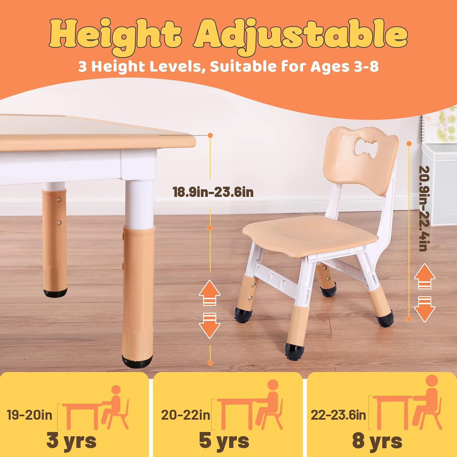 Kids Table and 2 Chairs Set, H - đánh giá và giá Art Craft Toddler