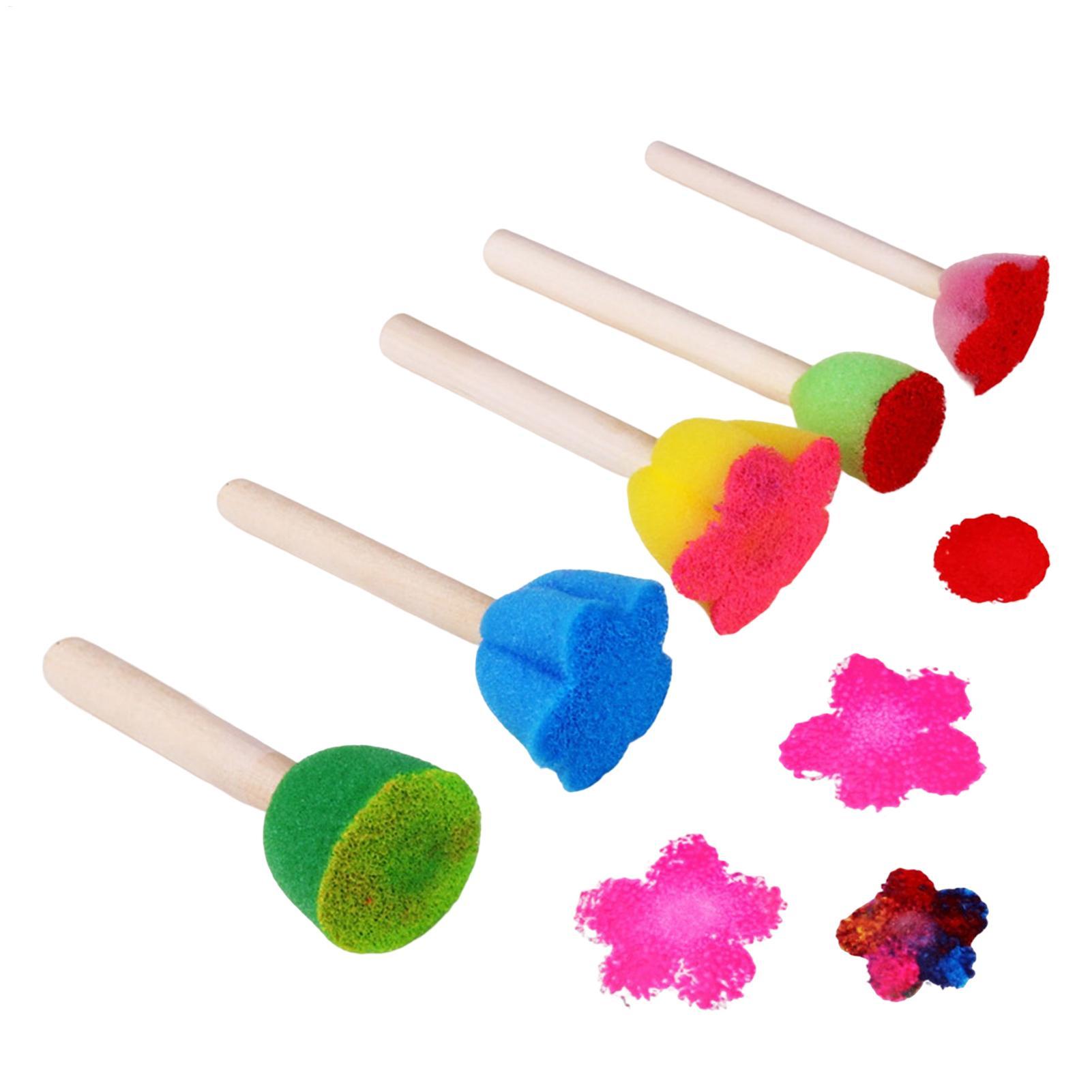 5PCS Reusable Kids Paint Spong - đánh giá và giá Art Craft For Preschoolers