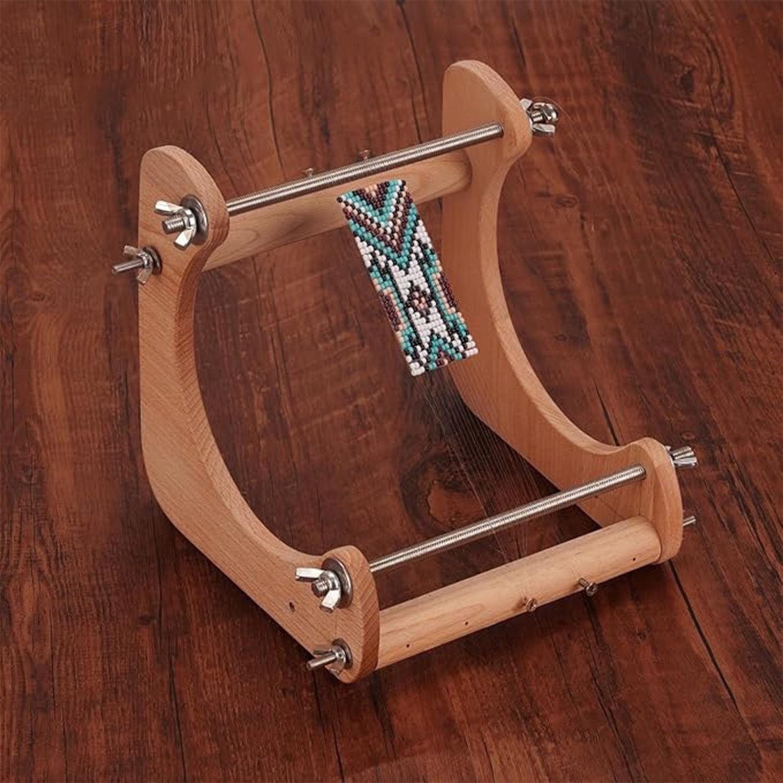Wood Beading Loom Adjustable V - đánh giá và giá Loom Weaving Frame