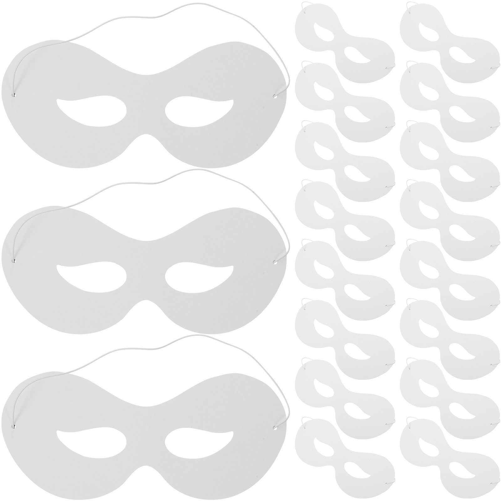 40Pcs Color Your Own Masks Bla - đánh giá và giá Art Craft In Paper