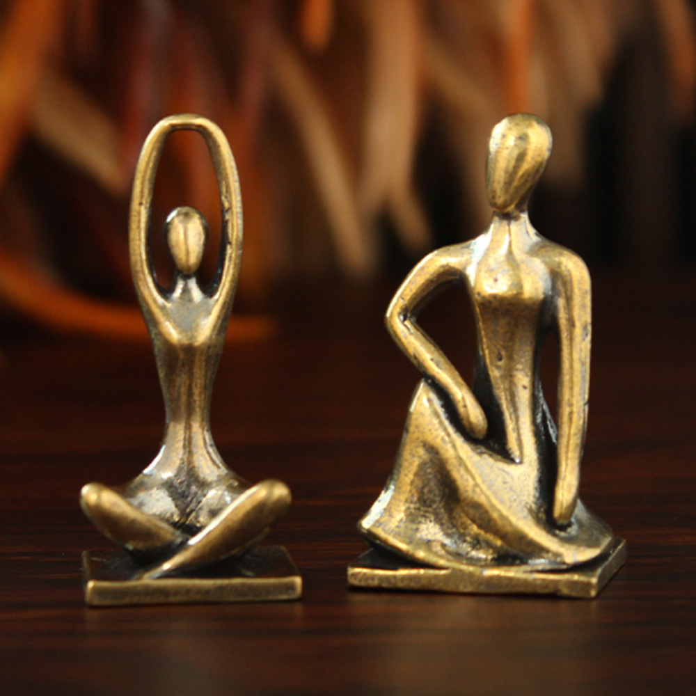 Nordic Style Brass Yoga Girl S - đánh giá và giá Art Craft New Year