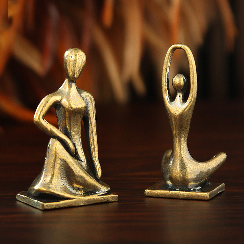 Nordic Style Brass Yoga Girl S - đánh giá và giá Art Craft New Year