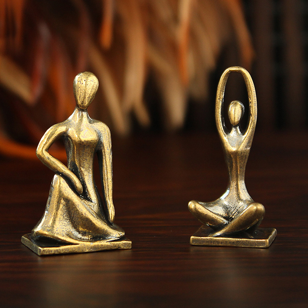 Nordic Style Brass Yoga Girl S - đánh giá và giá Art Craft New Year