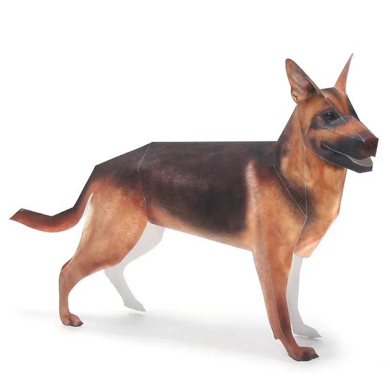 German Shepherd Dog Origami Ar - đánh giá và giá Art Craft Center