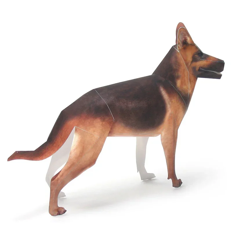 German Shepherd Dog Origami Ar - đánh giá và giá Art Craft Center