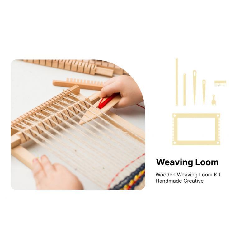 Wooden Weaving Loom Kit Handcr - đánh giá và giá Loom Weaving Frame