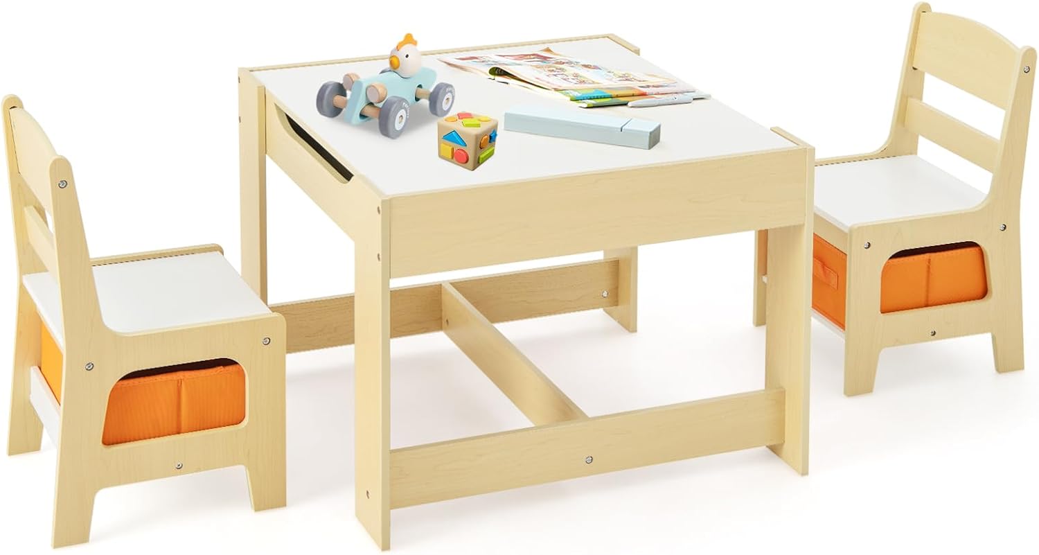 Kids Table and Chair Set, 3 in - đánh giá và giá Art Craft Toddler