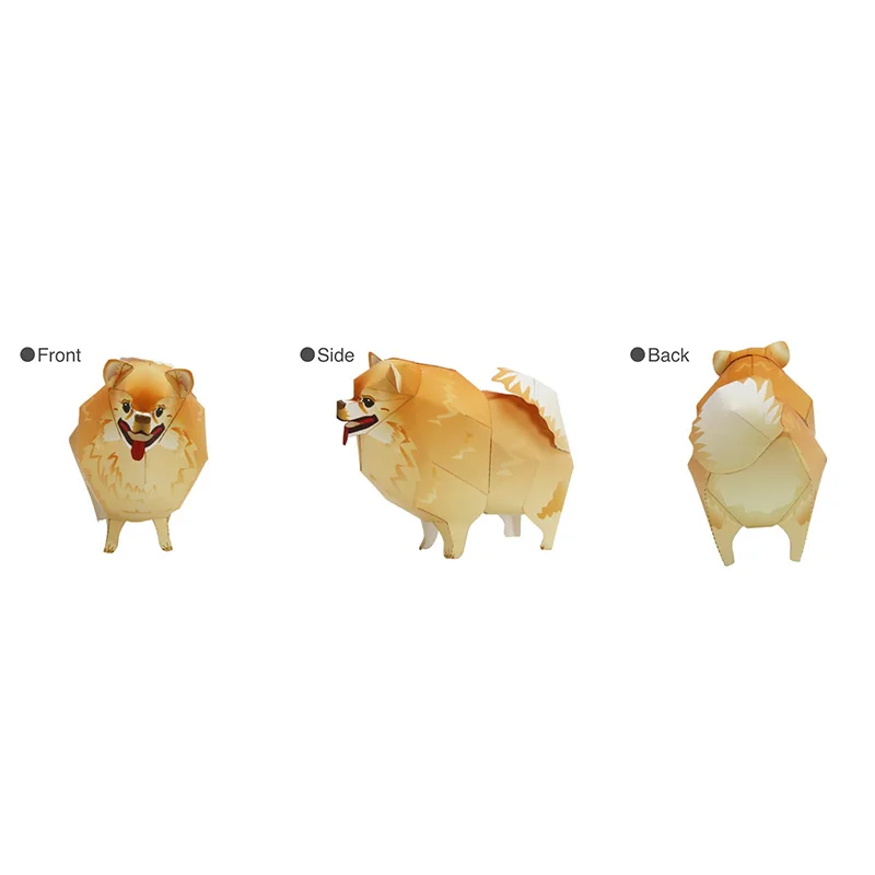Pomeranian Dog Folding Origami - đánh giá và giá Art Craft Center