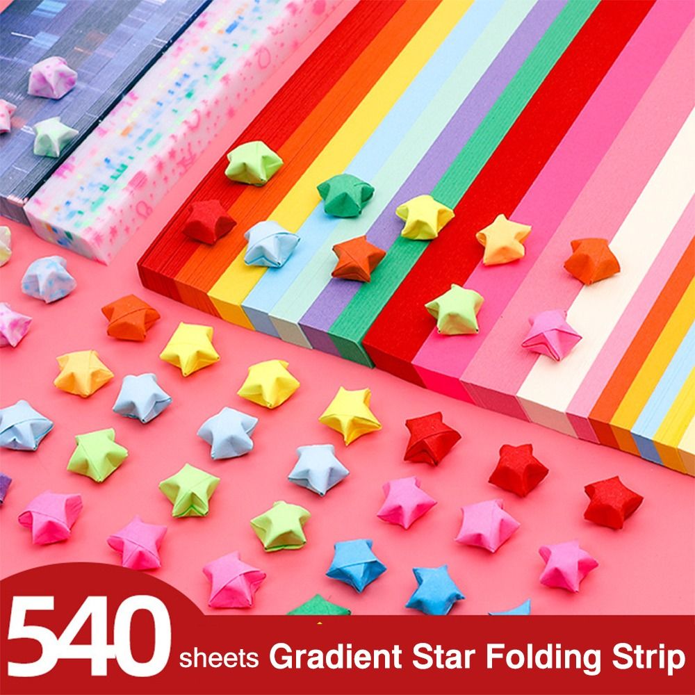 540PCS Gradient Color Star Ori - đánh giá và giá Art Craft Show