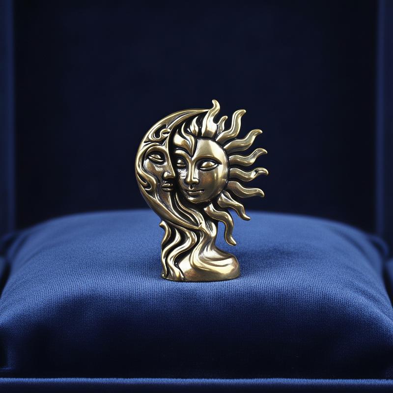Brass Sun and Moon Craft Ornam - đánh giá và giá Art Craft New Year
