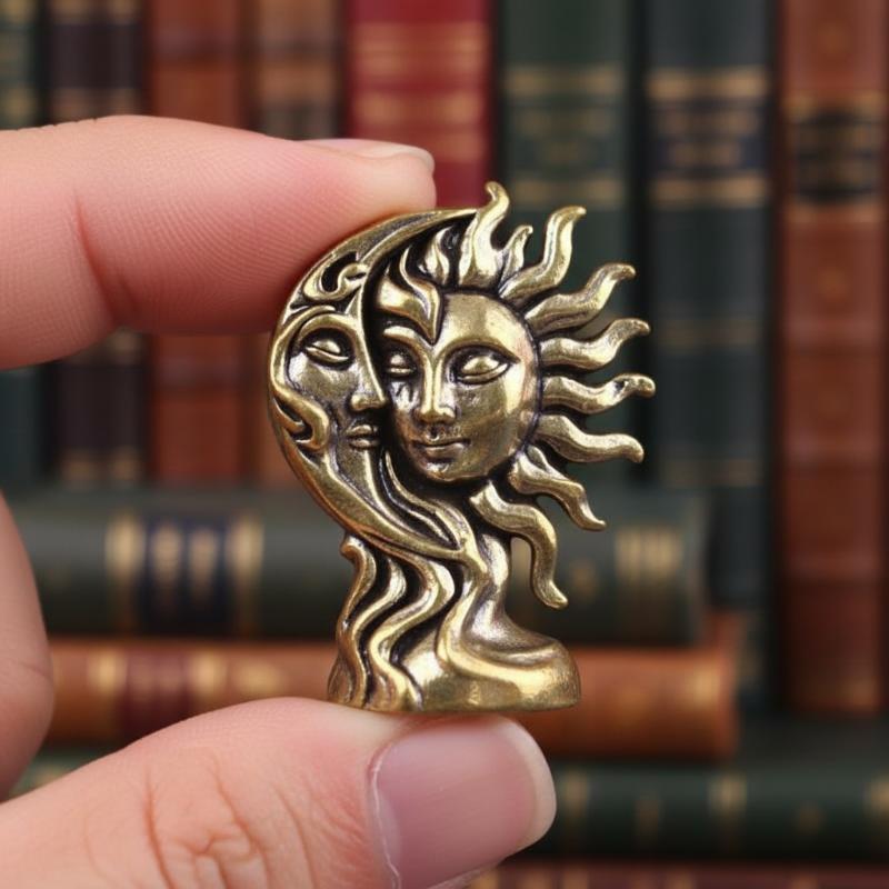 Brass Sun and Moon Craft Ornam - đánh giá và giá Art Craft New Year