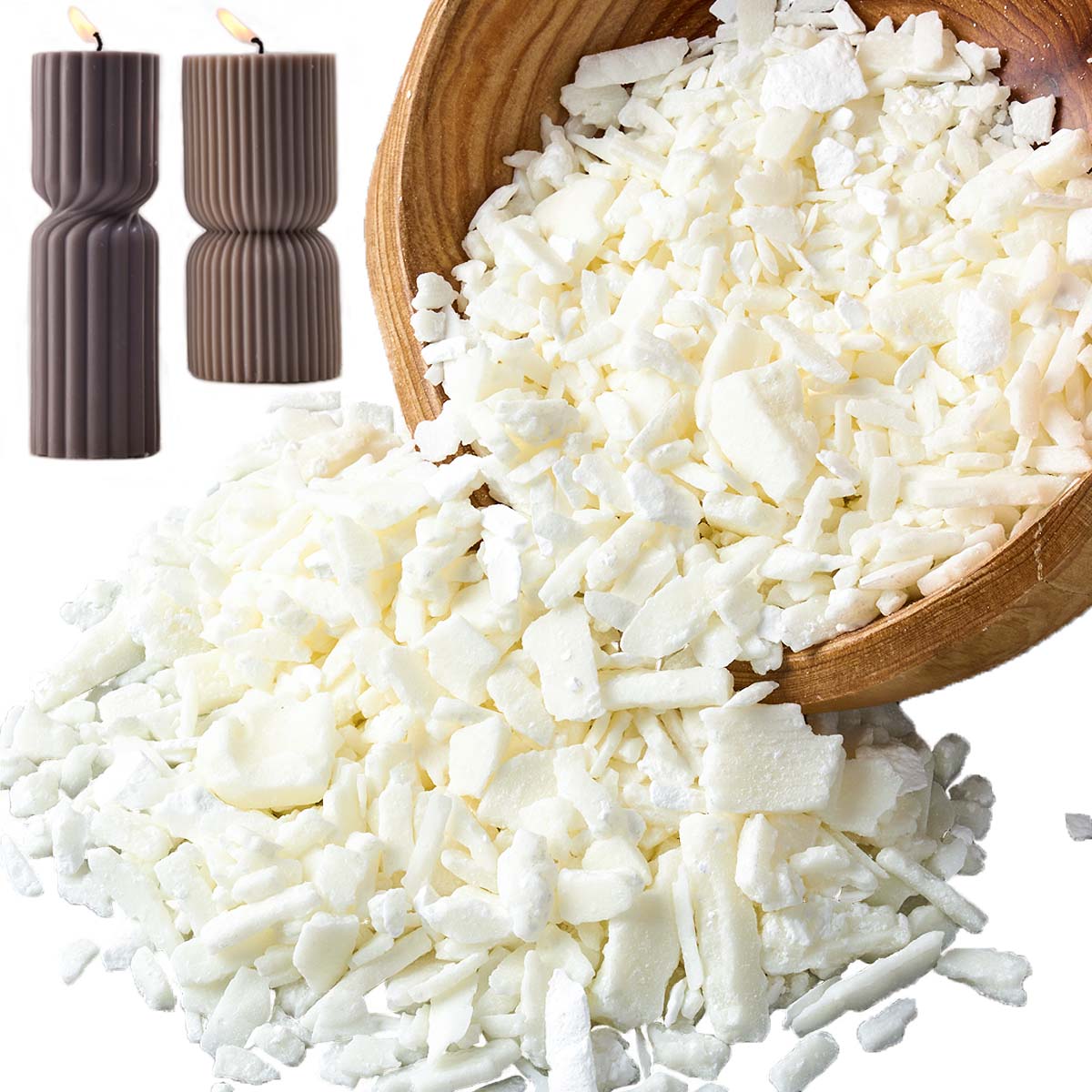 1 Pounds Pure White Soy Wax Fo - đánh giá và giá Candle Making Wax