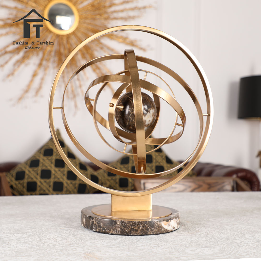 World Globe Metal Sculpture Eu - đánh giá và giá Art Craft Show
