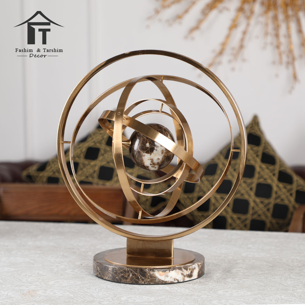 World Globe Metal Sculpture Eu - đánh giá và giá Art Craft Show