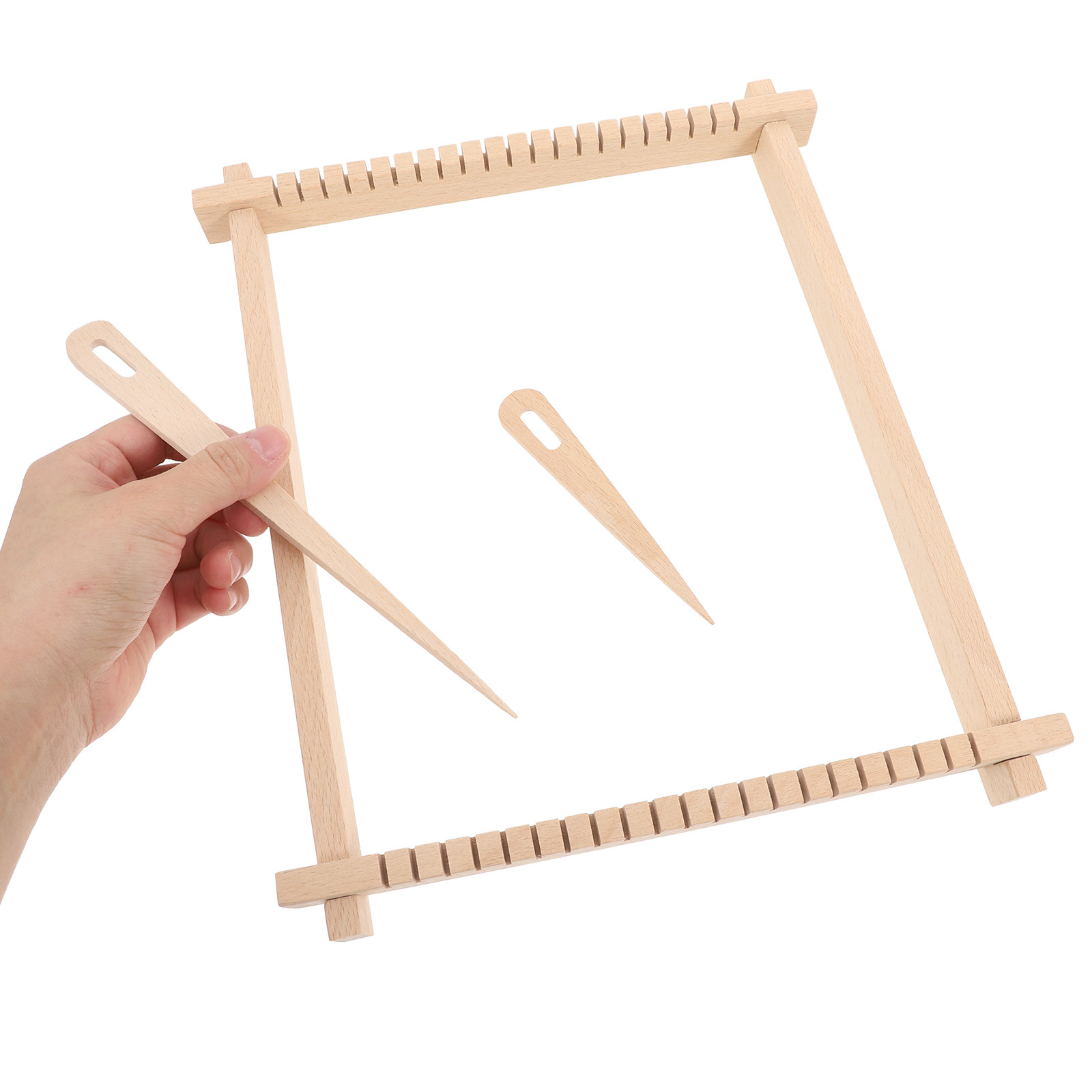 1Set Wooden Frame Weaving Kit  - đánh giá và giá Loom Weaving Frame