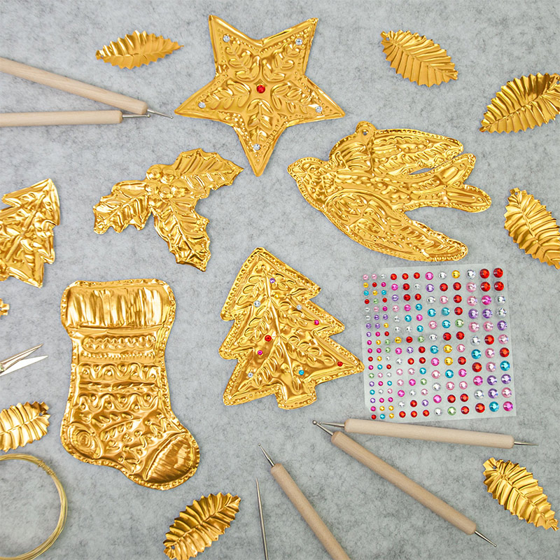 DIY Gold Foil Art Relief Chris - đánh giá và giá Art Craft In Paper