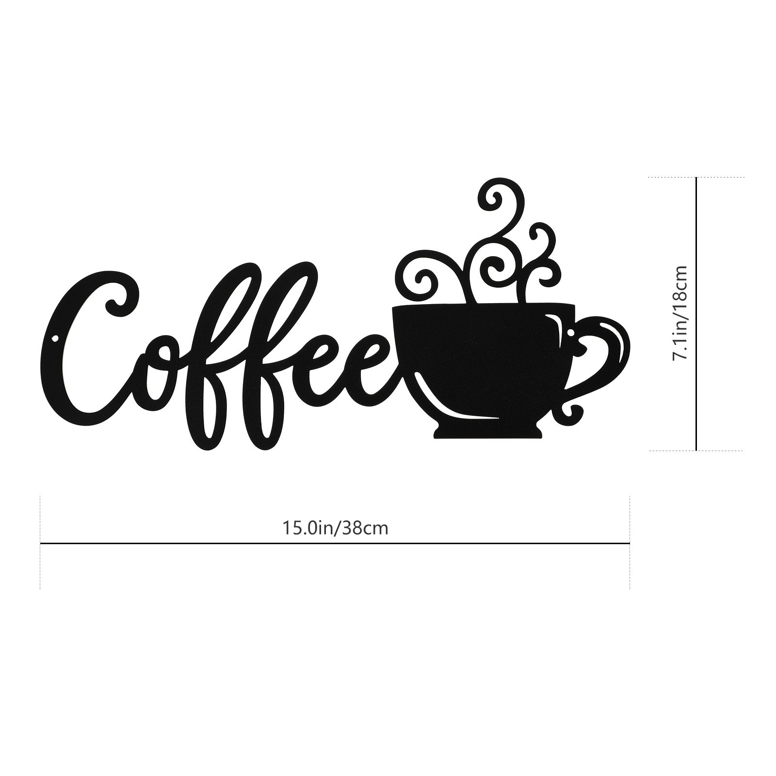 1Set Coffee Cup Pattern Wall P - đánh giá và giá Art Craft Cup