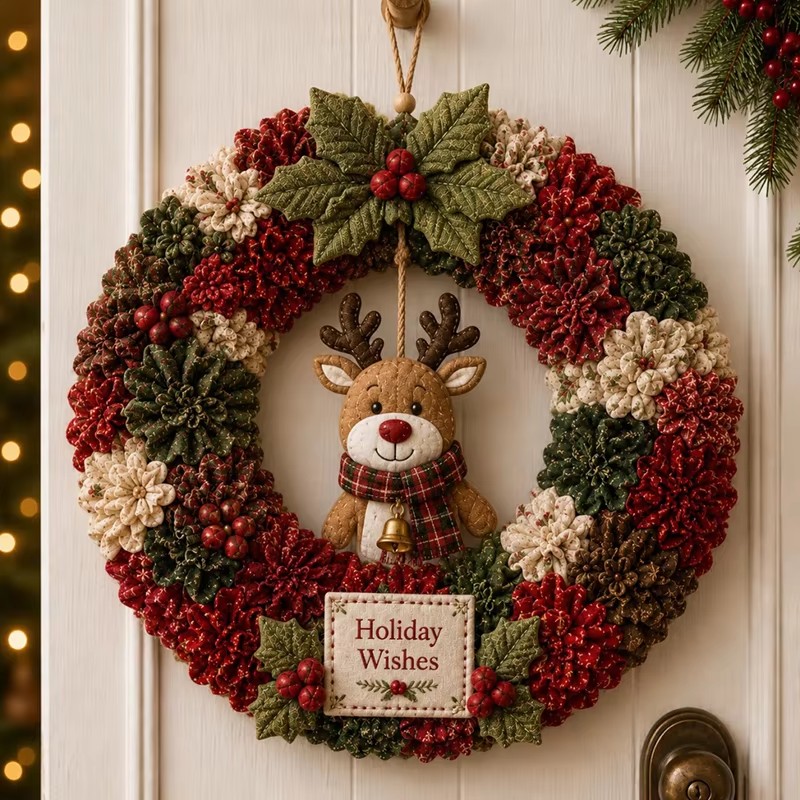 3D Christmas Fabric Poke Art K - đánh giá và giá Art Craft Material