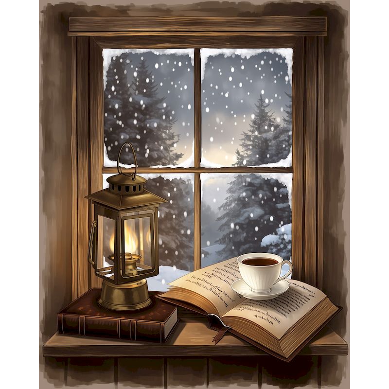 Winter Painting By Numbers For - đánh giá và giá Art Craft Ideas For Adults