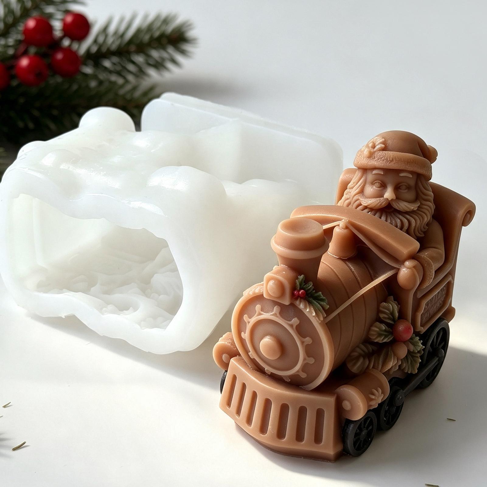 Christmas Candle Mold Train Sh - đánh giá và giá Art Craft Show