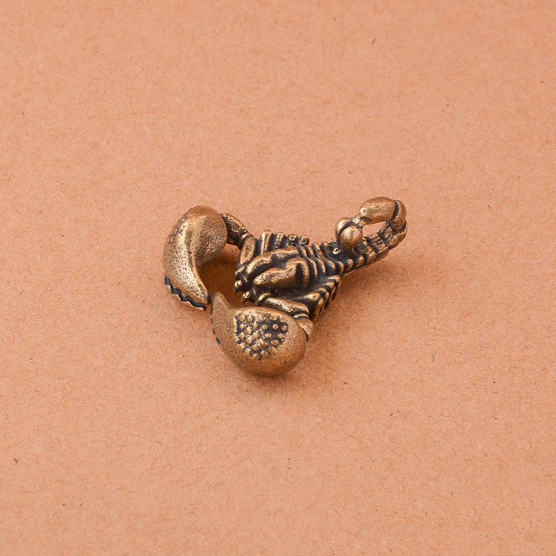 Hand Carved Brass Scorpion Pen - đánh giá và giá Art Craft New Year