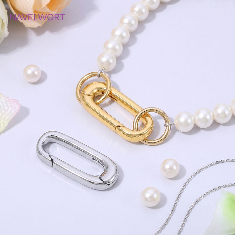 1/2/4Pcs 18K Gold Plated Oval  - đánh giá và giá Art Craft Store
