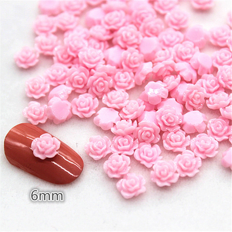 Bộ 100 6 Mm Nhựa Hoa Hồng Mini - đánh giá và giá Art Craft New Year